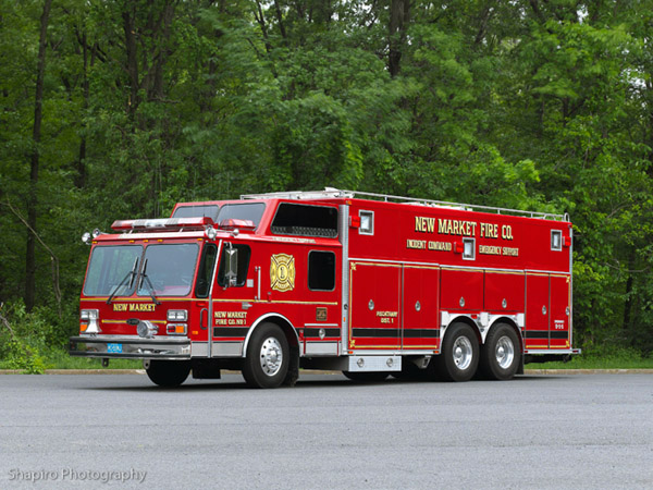 New Market Fire Co District 1, Piscataway, NJ EONE Hurricane Hush HDR Command Post